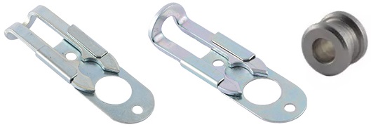 slide latch clips kitchen light